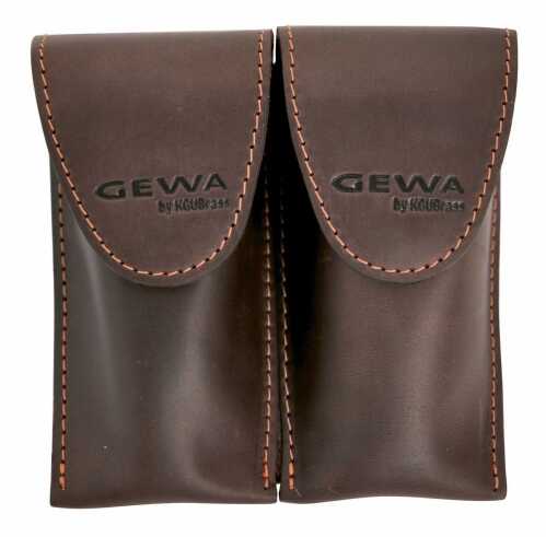 Gewa Mundstücktasche Crazy Horse Posaune schwarz für 2 Mundstücke 720027