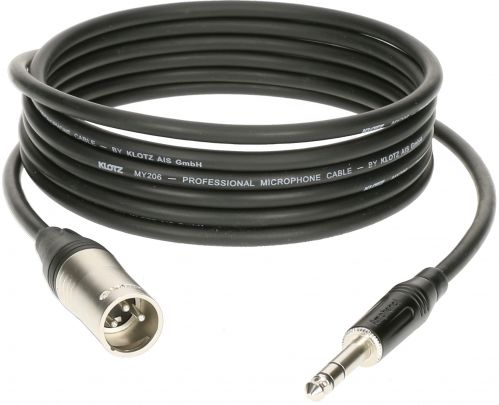 Klotz kabel mikrofonowy XLRm / TRS 1m