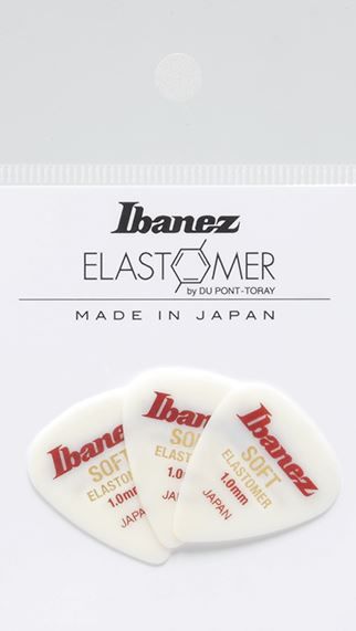 Ibanez FLAT PICK ELASTOMER - 3 sztuki, miękkie (BEL14ST10) BEL14ST10