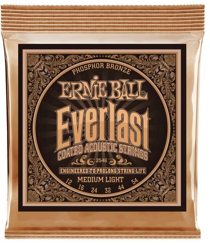 Ernie Ball Everlast fosforu z brązu Strings 2546