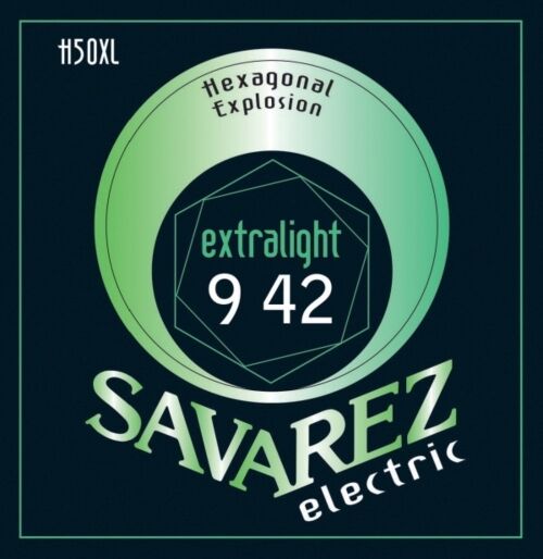 Savarez Struny do gitary elektrycznej sześciokątne Explosion nikiel Ex-Light H50Xl 676507