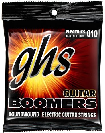 GHS BOOMERS zestaw strun do gitary elektrycznej - GB-LXL - lekki/ekstra lekki - 010/038 GBLXL