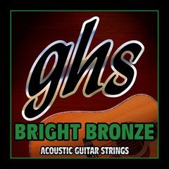 GHS Stringi BRIGHT BRONZE BB60X 12-STRING ACOUSTIC GUITAR struny do 12-strunowej gitary akustycznej - 80/20 brąz - Extra Light: 009-042 GHSBB60