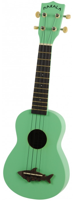 Kala KA MK SS GRN Vintage Satin Finish Makala Shark Soprano Ukulele surf zielone MK-SS/GRN