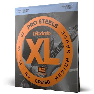 DAddario EPS 160 Pro Steels struny do gitary basowej 50-105