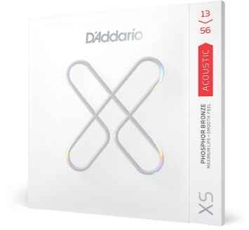 DAddario XSAPB1356 akustyczny brąz fosforowy, średni, 13-56 XSAPB1356