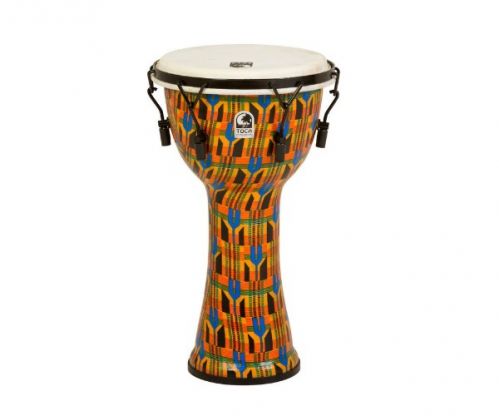 Toca (TO803256) Djembe Freestyle Mechanically Tuned Kente Cloth