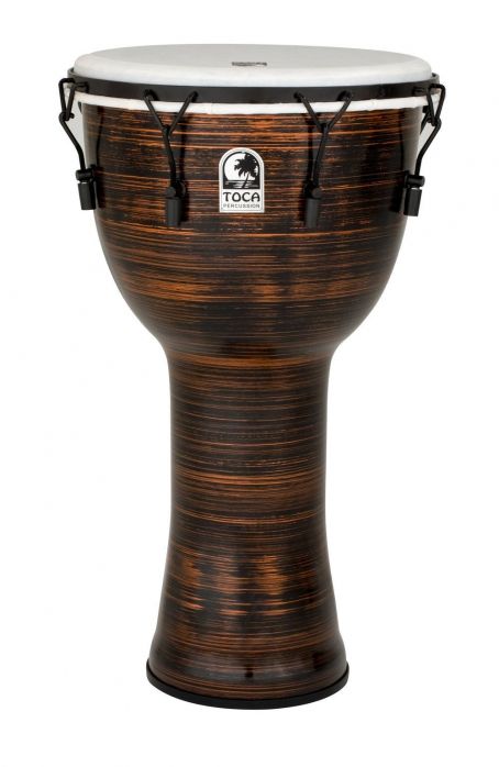 Toca Djembe Freestyle II mechanicznie dostrojony trzpień miedziany 35,5 cm TF2DM-14SCB TF2DM14SCB