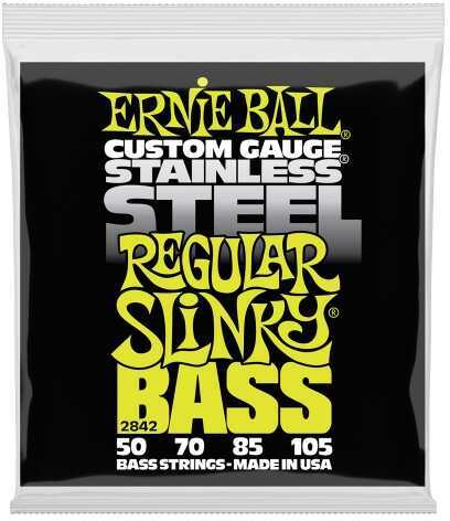 Ernie Ball Stainless Steel Bass Guitar Strings 2842