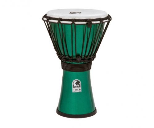 Toca Dźwięk 7mg 7-inch Freestyle Color TOCA tfcdj Djembe  Metallic Green TO803298