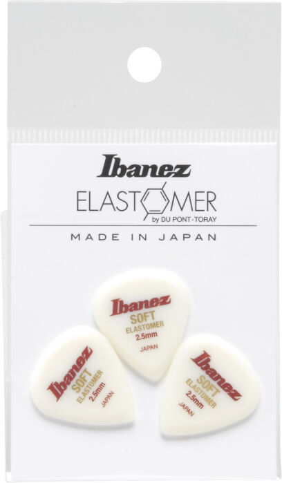 Ibanez Zestaw 3 kostek elastomerowych - Soft (BELJ1ST25) BELJ1ST25