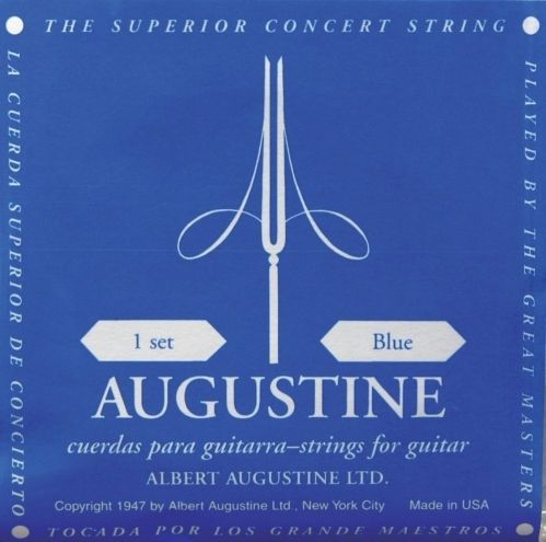 Augustine Blue pojedyncze gitary D4 °F. gitara koncertowa Classic Blue D4
