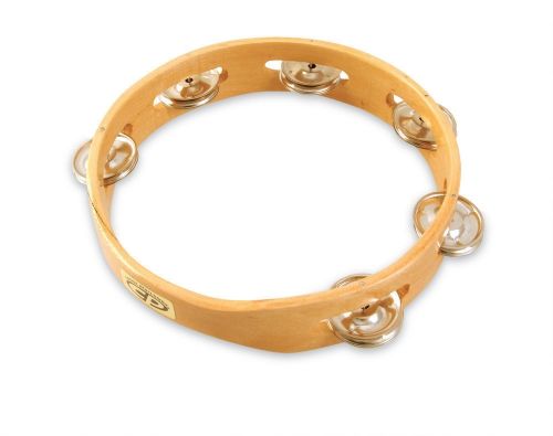 Latin Percussion Tamburyn CP Wood 8, jeden rząd, bez naciągu