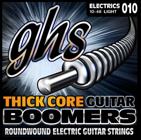 GHS Thick Core Guitar Boomers struny do gitary elektrycznej, Light, .010-.048