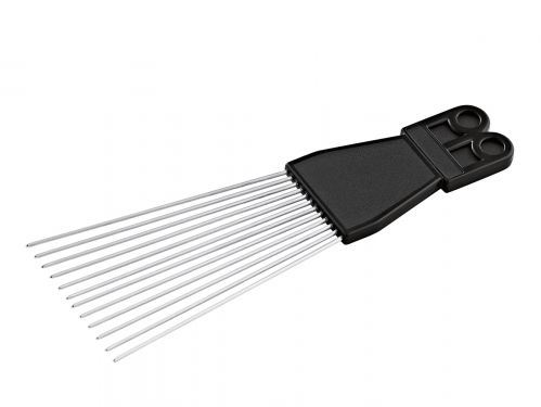 Meinl Percussion Percussion MGS2 Güira Scraper, plastikowa skrobaczka, długość 21,50 cm, czarna MGS2