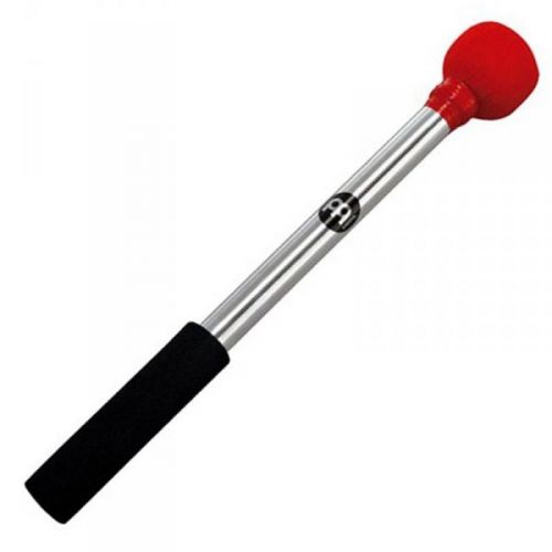 Meinl Percussion Percussion SB1 Samba Beater, 38,10 cm (15 cali) długości, z czerwoną główką filcową 5,08 cm (2 cale), srebrny/czerwony SB1