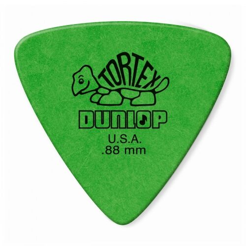 Jim Dunlop Dunlop Pick tortex Triangle 0.88  zielony opakowanie z 72 sztuki 431R88