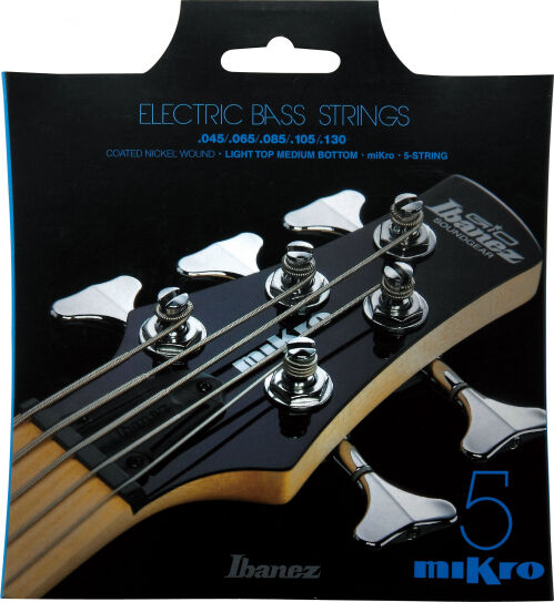 Ibanez IEBS 5 Coated Nikiel Wound Mikro Bass Guitar Strings (IEBS5CM IEBS5CMK