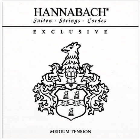 Hannabach Klassikgitarrensaiten Exclusive Serie Medium Tension - 3er Bass 652738