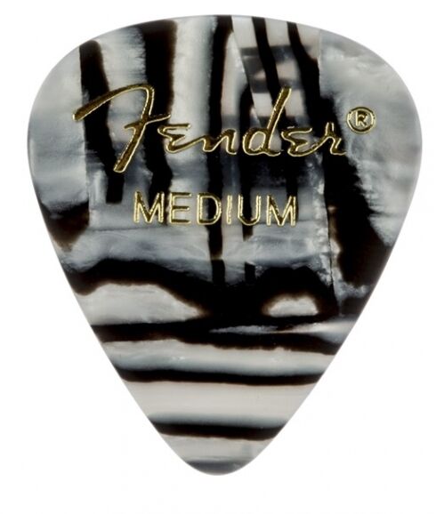 Fender Zebra Medium Celluloid kostka gitarowa