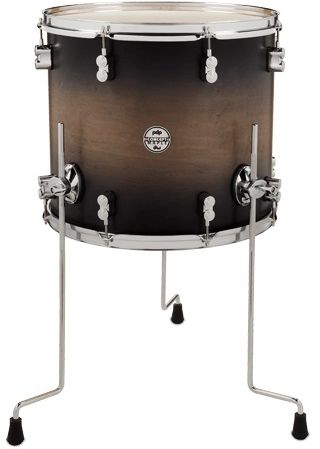 PDP (PD806295) Floor Tom Satin Charcoal Burst