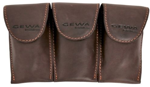 Gewa Mundstücktasche Crazy Horse Waldhorn braun für 3 Mundstücke 720042