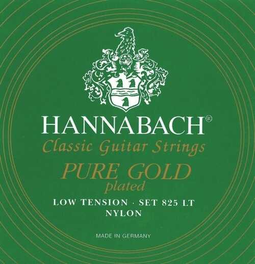 Hannabach 652641 Klassikgitarrensaiten Serie 825 Low Tension Spezialvergoldung - E1 652641