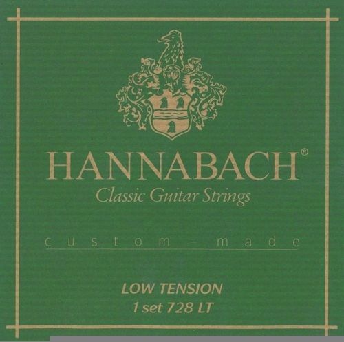 Hannabach Klassik Gita rrensaiten Serie 728 Low Tension Custom Made  komplet 652677