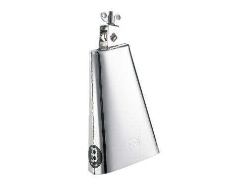Meinl Percussion Percussion STB80S-CH Cowbell, model z chromowanym wykończeniem, 20,32 cm (8 cali) mały otwór, chrom STB80SCH
