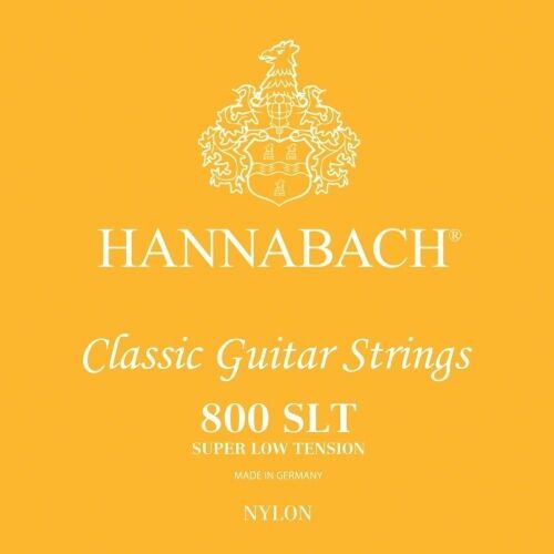Hannabach 652352 Saiten für Klassik Gitarre Serie 800 Super Low Tension versilbert - H/B2 652352