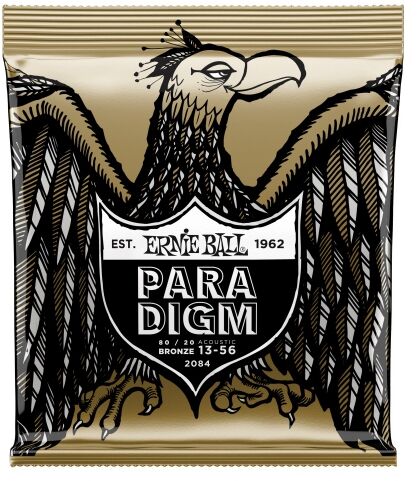 Ernie Ball Paradygm Medium 80/20 Brązowe struny do gitary akustycznej - 13-56 Gauge 2084