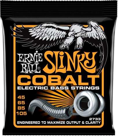 Ernie Ball Cobalt Slinky Electric Bass Guitar Strings 2733