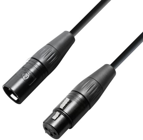 Adam Hall 4 Star Krystal Edition Przewód, kabel mikrofonowy OCC XLR żeński / XLR męski 1,5 m K4KMMF0150