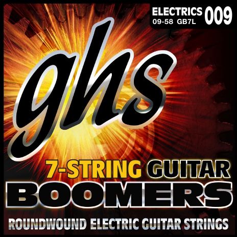 ghs Gitara elektryczna GHS boomers 009  058 gb7l  struny GB7L
