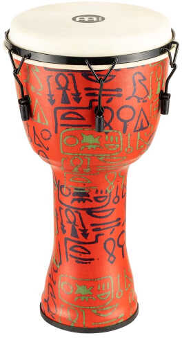 Meinl Percussion PADJ1-L-G 30,5 cm seria podróżna faraona skrypt koziej skóra lina tunelowana plastikowe djembes PADJ1-L-G