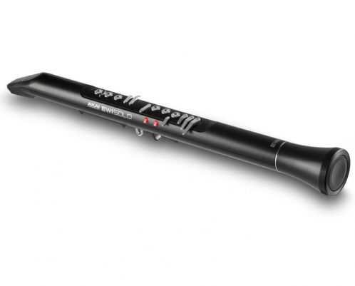 AKAI Professional Professional EWI Solo - elektroniczny instrument wiatrowy z wbudowanym głośnikiem, akumulator do ładowania, 200 dźwięków i łączność USB MIDI EWISOLOXUS