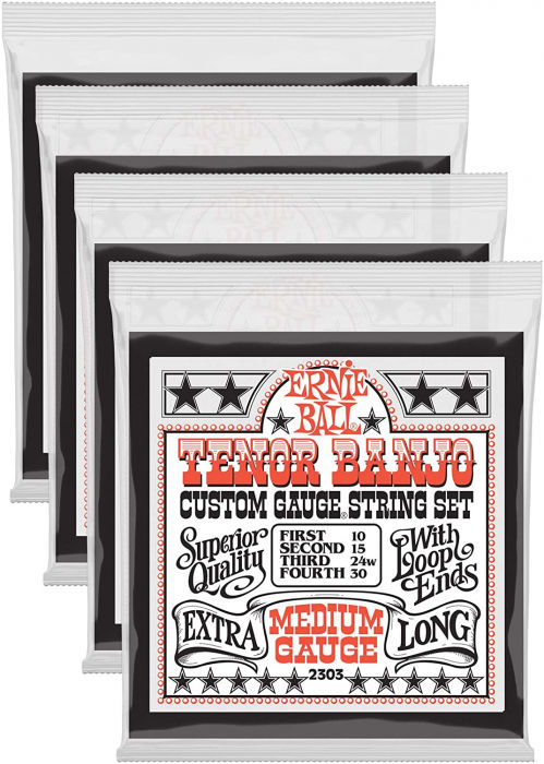 Ernie Ball strun Banjo Tenor Banjo nośnik mierzą 10 30 2303 2303