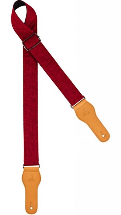 Ortega Ortega OCS250 Pas do Gitary BURGUND COTTON