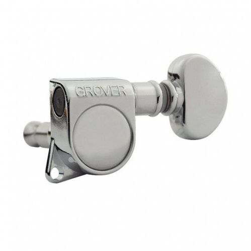 Grover Mid-Size Rotomatics Guitar Machine Heads, Chrome / 6-in-Line klucze gitarowe