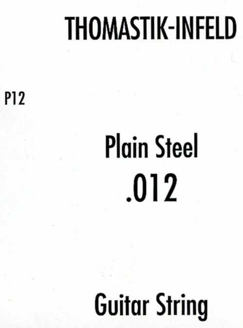 Thomastik Einzelsaite B/H .015 Stahl blank, vermessingt P15 für Akustikgitarre Spectrum Satz SB111; Plectrum Acoustic Series Satz AC112; für Jazz Gitarre und E-Gitarre 669332