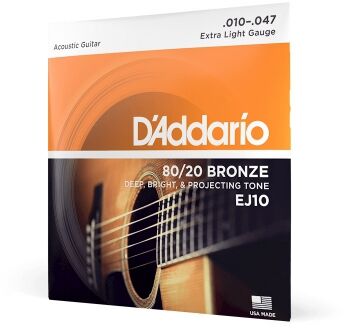 DAddario struny do gitary akustycznej Bronze Acousitc EJ10
