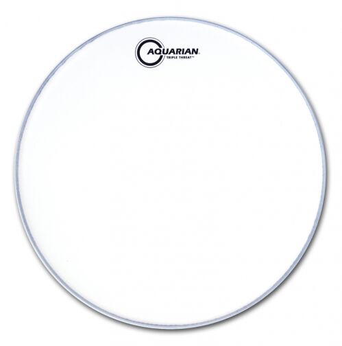 AQUARIAN DRUMHEADS TRP14 seria powlekana teksturą - głowica bębna Triple Threat Snare - 35 cm, biała TRP13