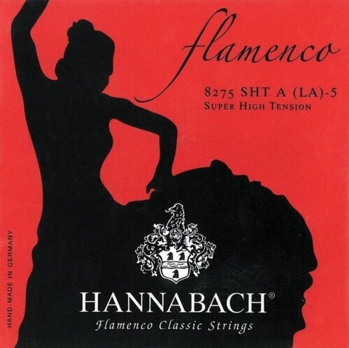 Hannabach Struny do gitary klasycznej Seria 827 Super wysokie napięcie Flamenco Classic E1 pojedynczy sznurek 652941