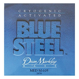 Dean Markley DM2676A niebieskie struny do gitary basowej, rozmiar 50-105 DM2676A