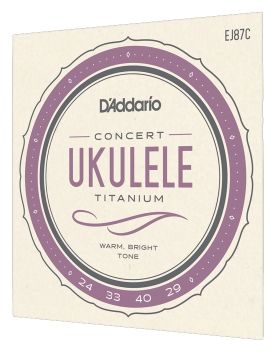 DAddario Titanium EJ87C - Struny do ukulele koncertowego