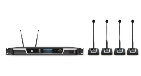 LD Systems U508 CS 4 - 4-kanałowy, bezprzewodowy system konferencyjny