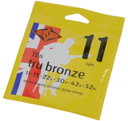 Rotosound rotos górne Tru z brązu Acoustic Guitar Strings TB11