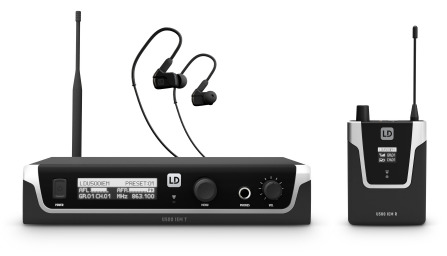 LD Systems U506 IEM HP - In-Ear Monitoring System with Earphones