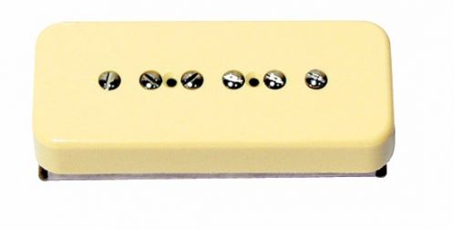 Seymour Duncan Seymour Duncan SP90 1N CRE Vintage P90 Soapbar, przetwornik do gitary elektrycznej do montażu przy gryfie, kremowy