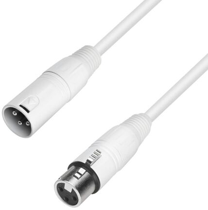 ah Cables AH Cables k4mmf1000-Snow mikrofon, (rean-wtyczka kabla: XLR Male na XLR Female) Biały K4MMF0250-SNOW